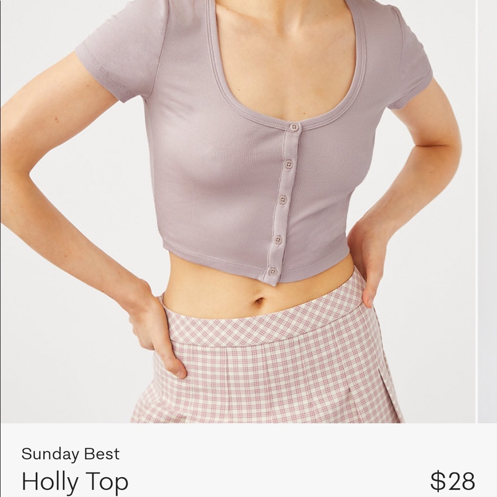 NWT Sunday Best crop top from Aritzia